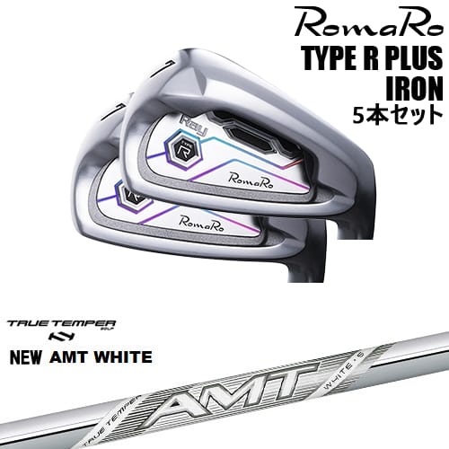 【OVDカスタム】RomaRo Ray TYPE R PLUS IRON アイアン5本set(6I-PW)[6P]ロマロROMARO New AMT WHITE ホワイトTRUE TEMPERトゥルーテンパー