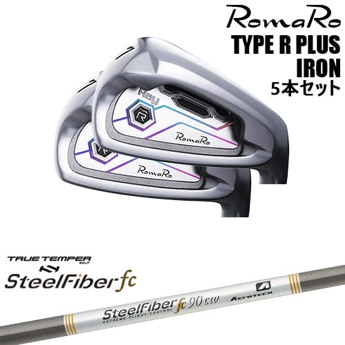 【OVDカスタム】RomaRo Ray TYPE R PLUS IRON アイアン5本set(6I-PW)[6P]ロマロROMARO スチールファイバーfc(パラレル) SteelFiberTRUE TEMPER
