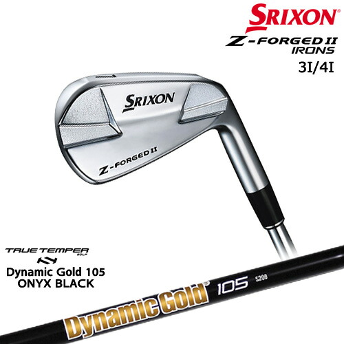 Z-FORGED2 フォージドII アイアン単品 3番4番 2023年[IR]スリクソンSRIXON DynamicGold105 ONYX BLACK オニキスTRUE TEMPER｜カスタムクラブ工房 OVDGOLF