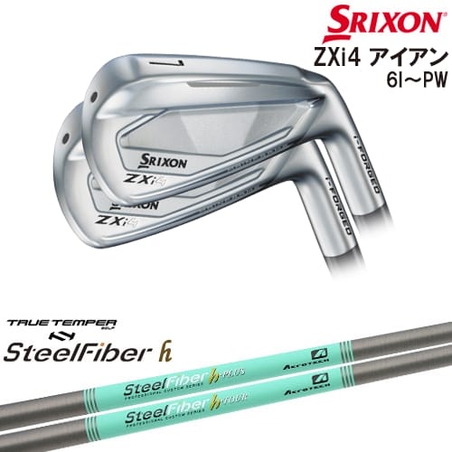 【OVDカスタム】SRIXON ZXi4 IRON アイアン5本set(6I-PW)[6P]スリクソンSRIXON スチールファイバーh(パラレル) SteelFiberTRUE TEMPER