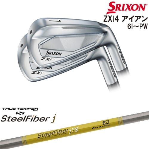 【OVDカスタム】SRIXON ZXi4 IRON アイアン5本set(6I-PW)[6P]スリクソンSRIXON スチールファイバーj(パラレル) SteelFiberTRUE TEMPER