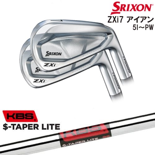【OVDカスタム】SRIXON ZXi7 IRON アイアン6本set(5I-PW)[5P]スリクソンSRIXON KBS $-TAPER LITE ( エステーパー ライト )