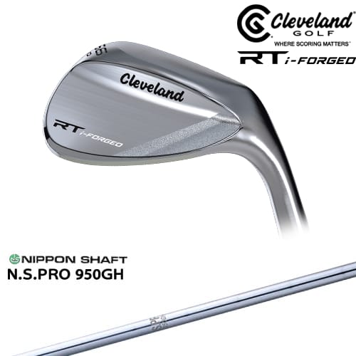 【OVDカスタム】クリーブランド RT i-FORGED ウェッジ 軟鉄鍛造 S15C[WD]ダンロップDUNLOP N.S.PRO 950GH 日本シャフト
