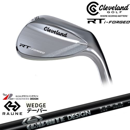 【OVDカスタム】クリーブランド RT i-FORGED ウェッジ 軟鉄鍛造 S15C[WD]ダンロップDUNLOP RAUNE WEDGE w85 w100 w115(テーパー)ラウネ グラファイトデザイン