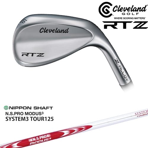 【OVDカスタム】クリーブランド RTZ ウェッジ ツアーサテン 右用[WD]ダンロップDUNLOP N.S.PRO MODUS3 SYSTEM3 TOUR125 日本シャフト