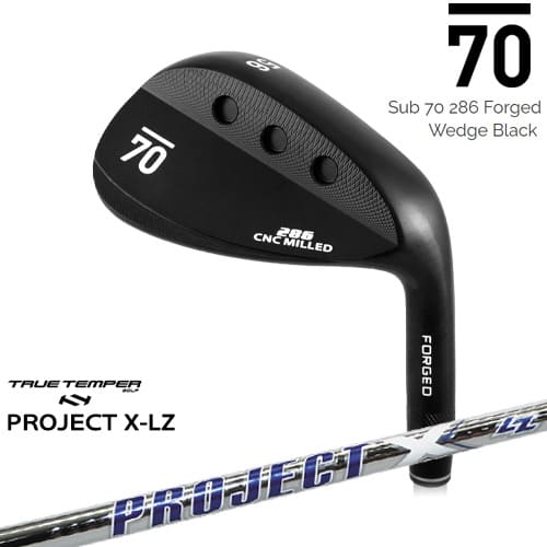 【在庫品即納】Sub 70 286 Forged Wedge Black サブセブンティ ウェッジ PROJECT_X_LZ/プロジェクトX_LZ/トゥルーテンパー/カスタムクラブ｜カスタムクラブ工房 OVDGOLF