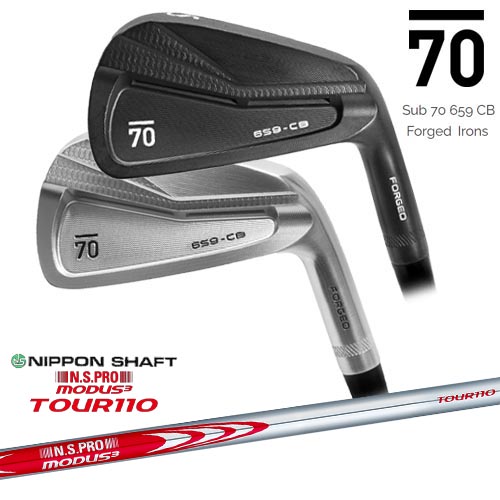 【在庫品即納】Sub 70 659 CB Forged Irons(サテン ブラック) サブセブンティ アイアン5本セット(6I～PW) N.S.PRO MODUS3 TOUR110 モーダス3ツアー110 日本シャフト
