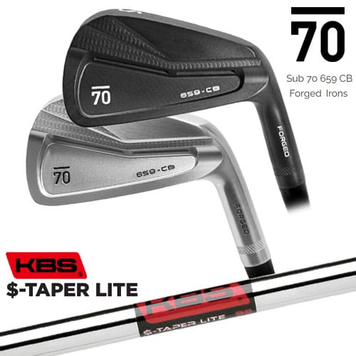 【在庫品即納】Sub 70 659 CB Forged Irons(サテン ブラック) サブセブンティ アイアン5本セット(6I~PW) KBS $-TAPER LITE ( エステーパー ライト )|カスタムクラブ工房 OVDGOLF