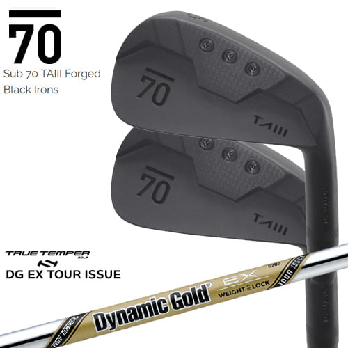 【在庫品即納】Sub 70 TAIII Forged Black Irons サブセブンティ アイアン6本セット(5I～PW) Dynamic_Gold_EX_TOUR_ISSUE ツアーイシュー TRUE_TEMPER カスタムクラブ｜カスタムクラブ工房 OVDGOLF