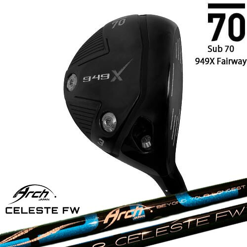 Sub70 949X フェアウェイ[FW]サブセブンティsub70 Natural9 CELESTE FWセレステ ARCH GOLF アーチゴルフジャパン