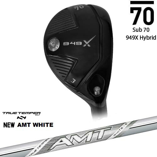 Sub70 949X ハイブリッド[UT]サブセブンティsub70 New AMT WHITE ホワイトTRUE TEMPERトゥルーテンパー｜カスタムクラブ工房 OVDGOLF