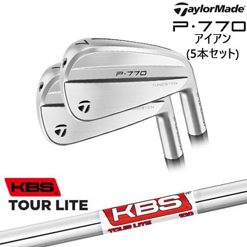 TaylorMade P770 アイアンセット（#4〜PW 6本） TaylorMade P770 Iron Set 4-PW+AW (8 Piece) New RH 2023