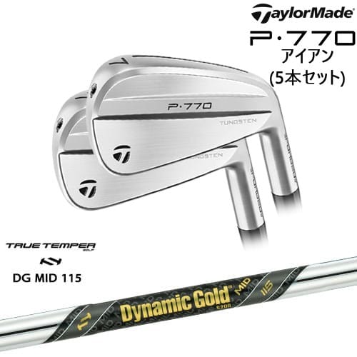 TaylorMade - テーラーメイド アイアン P770　6本セット(#5-Pw) テーラーメイド New P790 アイアン 5本セット(6-9,PW) メンズ 右