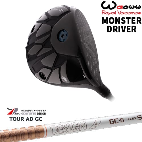 【OVDカスタム】Waoww MONSTER DRIVER モンスター ドライバー[DW]ワオWAOWW TourAD GC ツアーAD GC グラファイトデザイン