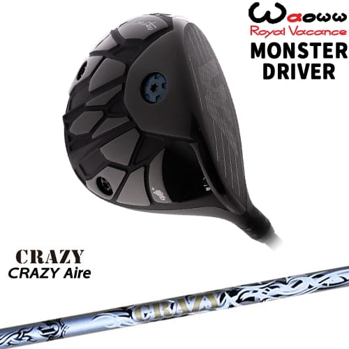 【OVDカスタム】Waoww MONSTER DRIVER モンスター ドライバー[DW]ワオWAOWW CRAZY Aile エールCRAZYクレイジー｜カスタムクラブ工房 OVDGOLF