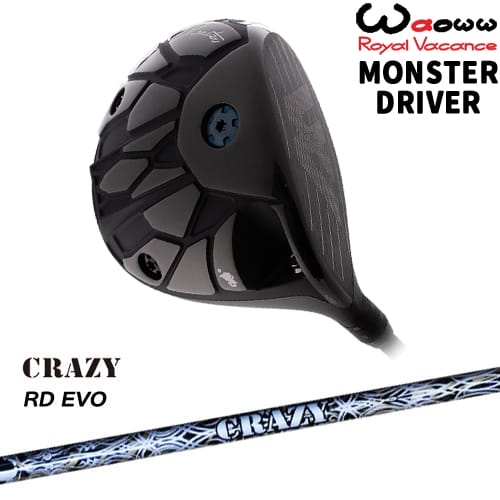 【OVDカスタム】Waoww MONSTER DRIVER モンスター ドライバー[DW]ワオWAOWW RD EVO(RoyalDecoration EVO)CRAZYクレイジー