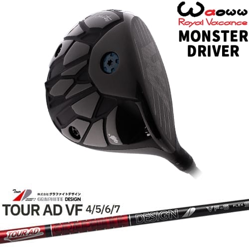【OVDカスタム】Waoww MONSTER DRIVER モンスター ドライバー[DW]ワオWAOWW TourAD VF ツアーAD VF グラファイトデザイン