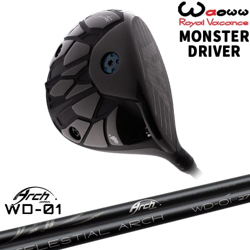 【OVDカスタム】Waoww MONSTER DRIVER モンスター ドライバー[DW]ワオWAOWW For Driver WD-01 ARCH GOLF アーチゴルフジャパン｜カスタムクラブ工房 OVDGOLF