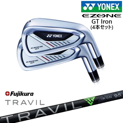 【OVDカスタム】ヨネックス EZONE GT Iron アイアン4本set(7I-PW)[7P]ヨネックスYONEX TRAVIL IRON トラビルアイアン Fujikura フジクラ