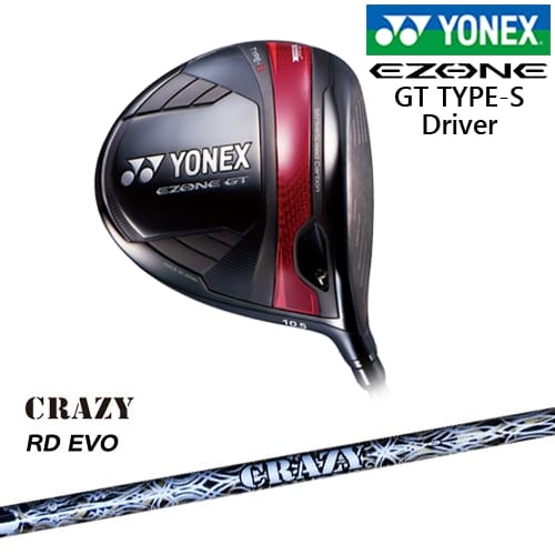【OVDカスタム】ヨネックス EZONE GT TYPE S ドライバー 2024年モデル[DW]ヨネックスYONEX RD EVO(RoyalDecoration EVO)CRAZYクレイジー｜カスタムクラブ工房 OVDGOLF
