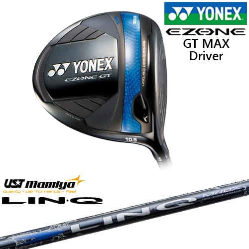 【岩井ツインズ】【OVDカスタム】ヨネックス EZONE GT MAX ドライバー 2025年モデル[DW]ヨネックスYONEX LIN-Q BLUE EX リンク ブルー EX マミヤmamiya｜カスタムクラブ工房 OVDGOLF