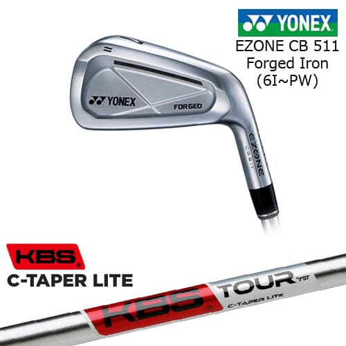 【岩井ツインズ】ヨネックス EZONE CB511 フォージドアイアン 5本セット(6I-PW)[6P] KBS C-TAPER LITE シーテーパー ライト｜カスタムクラブ工房 OVDGOLF