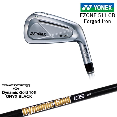 【岩井ツインズ】ヨネックス EZONE CB511 フォージドアイアン単品(3I、4I、5I)[IR] DynamicGold105 ONYX BLACK オニキスTRUE TEMPER｜カスタムクラブ工房 OVDGOLF