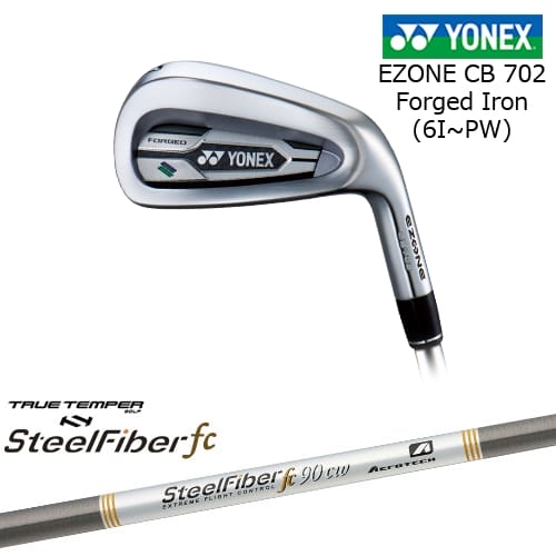 【岩井ツインズ】ヨネックス EZONE CB702 フォージドアイアン 5本セット(6I-PW)[6P] スチールファイバーfc(テーパー) SteelFiberTRUE TEMPER