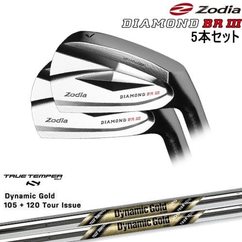 【OVDカスタム】DIAMOND BR III IRON アイアン5本set(6I-PW)[6P]ゾディアZODIA DynamicGold105 120 TOUR ISSUE(US)TRUE TEMPER
