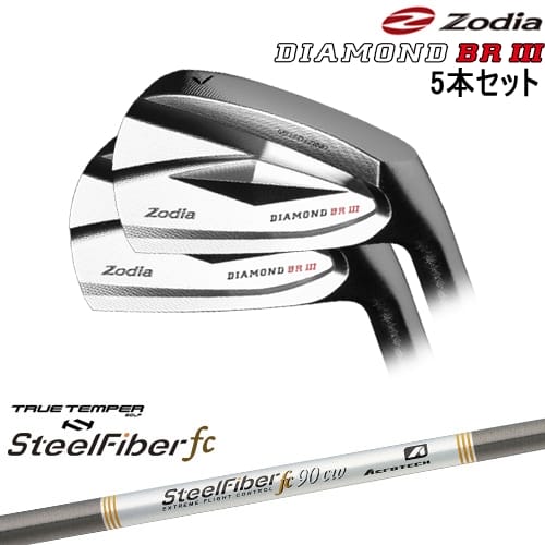 【OVDカスタム】DIAMOND BR III IRON アイアン5本set(6I-PW)[6P]ゾディアZODIA スチールファイバーfc(パラレル) SteelFiberTRUE TEMPER 123,750円