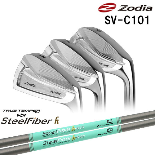 SV-C101 アイアン 6本セット(5I～PW)[5P]ゾディアZODIA スチールファイバーh(パラレル) SteelFiberTRUE TEMPER｜カスタムクラブ工房 OVDGOLF