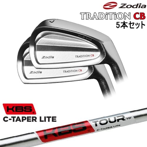 【OVDカスタム】TRADiTiON CB IRON アイアン5本set(6I-PW)[IR]ゾディアZODIA KBS C-TAPER LITE シーテーパー ライト 113,575円