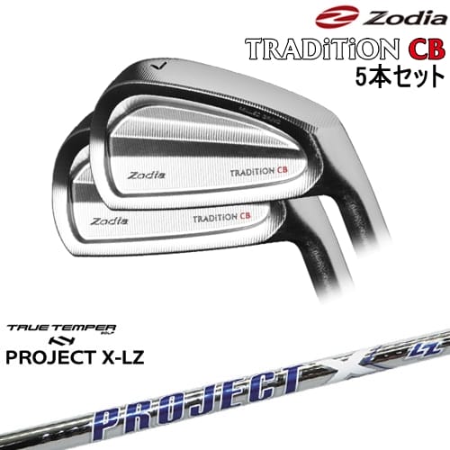 【OVDカスタム】TRADiTiON CB IRON アイアン5本set(6I-PW)[IR]ゾディアZODIA PROJECT X LZ プロジェクトX TRUE TEMPERトゥルーテンパー