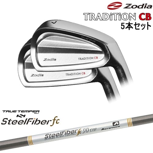 【OVDカスタム】TRADiTiON CB IRON アイアン5本set(6I-PW)[IR]ゾディアZODIA スチールファイバーfc(テーパー) SteelFiberTRUE TEMPER 123,750円