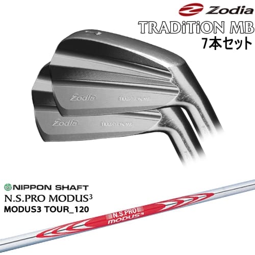 【OVDカスタム】TRADiTiON MB IRON アイアン7本set(4I-PW)[4P]ゾディアZODIA N.S.PRO MODUS3 日本シャフト｜カスタムクラブ工房 OVDGOLF
