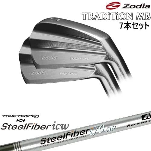 【OVDカスタム】TRADiTiON MB IRON アイアン7本set(4I-PW)[4P]ゾディアZODIA スチールファイバーi(テーパー) SteelFiberTRUE TEMPER｜カスタムクラブ工房 OVDGOLF
