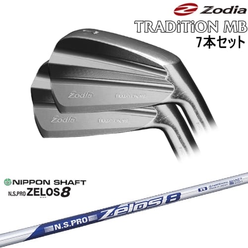 【OVDカスタム】TRADiTiON MB IRON アイアン7本set(4I-PW)[4P]ゾディアZODIA N.S.PRO ZELOS 8 ゼロスエイト 日本シャフト｜カスタムクラブ工房 OVDGOLF