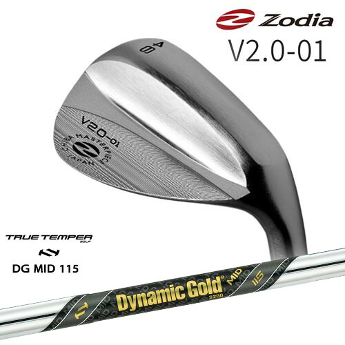 【軟鉄鍛造ウェッジ】V20-01 46-48-50-52-54-56-58[WD]ゾディアZODIA Dynamic Gold MID 115 TRUE TEMPERトゥルーテンパー｜カスタムクラブ工房 OVDGOLF