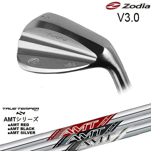 【工房カスタム】Zodia Wedge V3.0 ウェッジ 軟鉄鍛造[WD]ゾディアZODIA AMT RED/BLACK/SILVER レッド/ブラック/シルバー TRUE TEMPERトゥルーテンパー｜カスタムクラブ工房 OVDGOLF