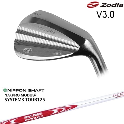 【工房カスタム】Zodia Wedge V3.0 ウェッジ 軟鉄鍛造[WD]ゾディアZODIA N.S.PRO MODUS3 SYSTEM3 TOUR125 日本シャフト｜カスタムクラブ工房 OVDGOLF
