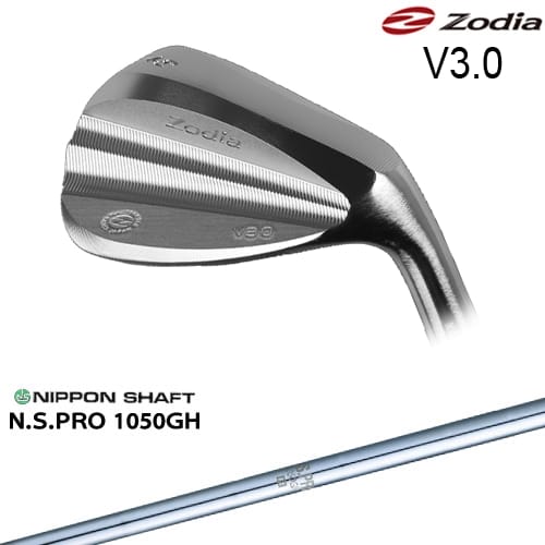 【工房カスタム】Zodia Wedge V3.0 ウェッジ 軟鉄鍛造[WD]ゾディアZODIA N.S.PRO 1050GH 日本シャフト｜カスタムクラブ工房 OVDGOLF