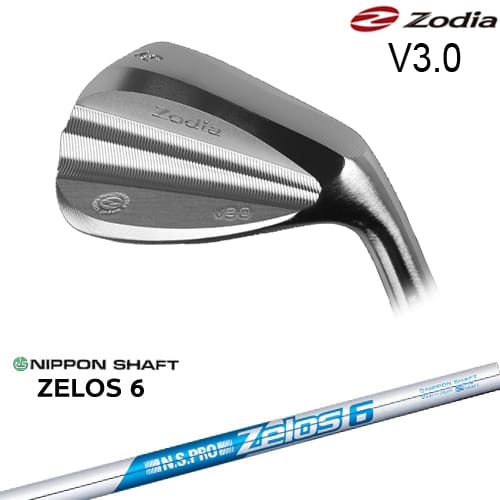【工房カスタム】Zodia Wedge V3.0 ウェッジ 軟鉄鍛造[WD]ゾディアZODIA N.S.PRO ZELOS 6 ゼロスシックス 日本シャフト｜カスタムクラブ工房 OVDGOLF