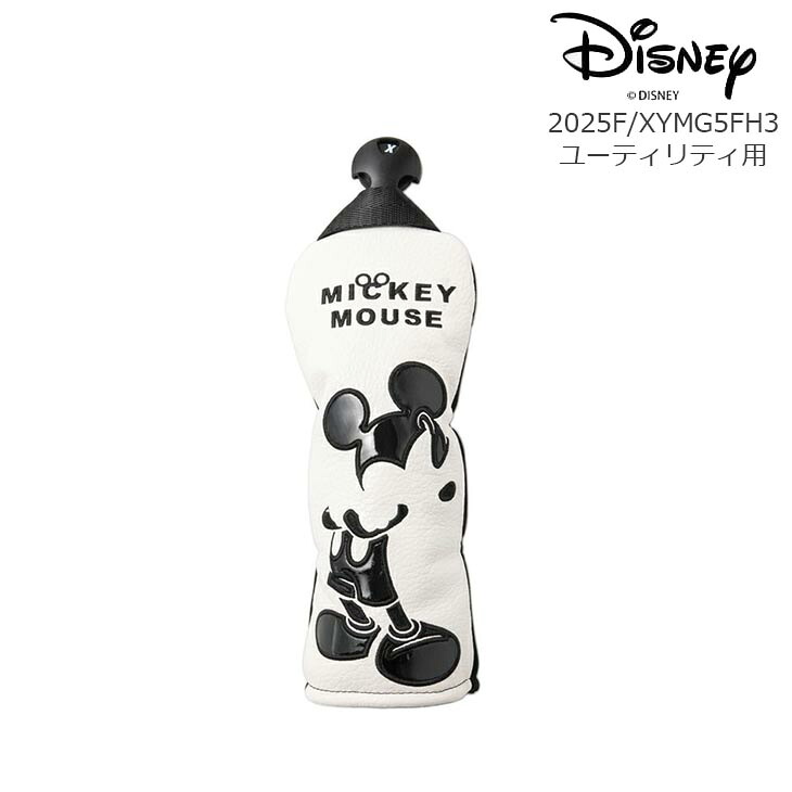 Disney Disney XYMG5FH3 Monochrome Mickey Golf Headcover Utility MONOCHROME MICKEY GOLF UT
