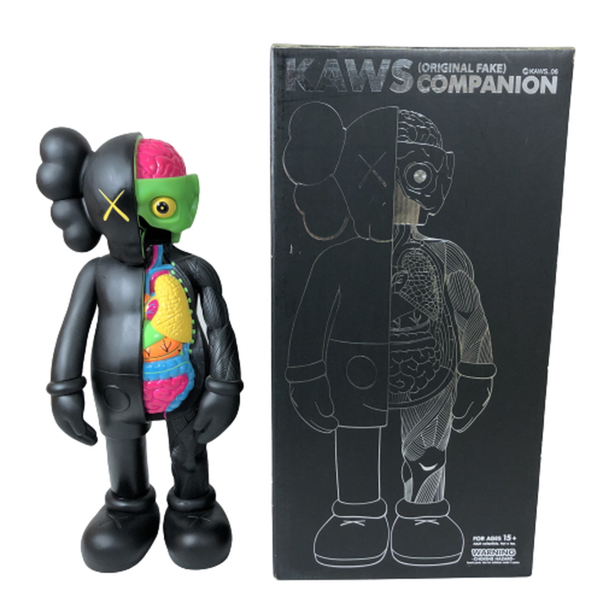 中古 Kaws カウズ Dissected Companion 人体模型 コンパニオン 箱付良品 Medicom Toy カウズ 06年 完備品 Mozago Com