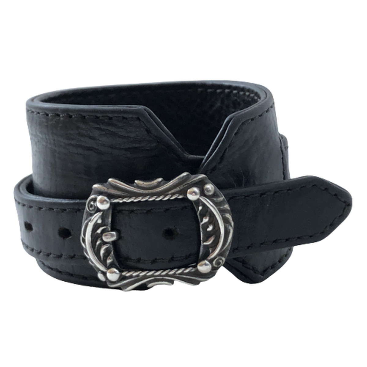 楽天市場 中古 クロムハーツ Chrome Hearts レザー ブレスレット R R ロックンロール 表記サイズ 1 オールド ガンスリンガー Old Rr Tiny Buckle ブレス メンズ レディース オーバーラップ楽天市場店