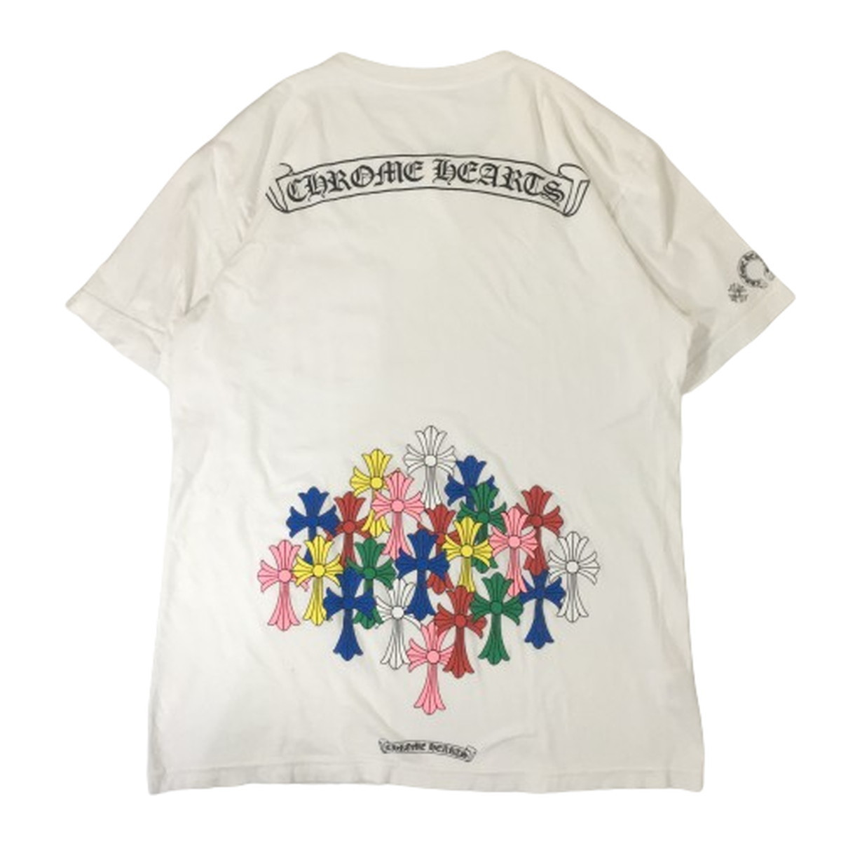 クロムハーツ Tシャツ XL タイヤトラック CHROME HEARTS クロムハーツ Cemetery Cross Tire Track Tee