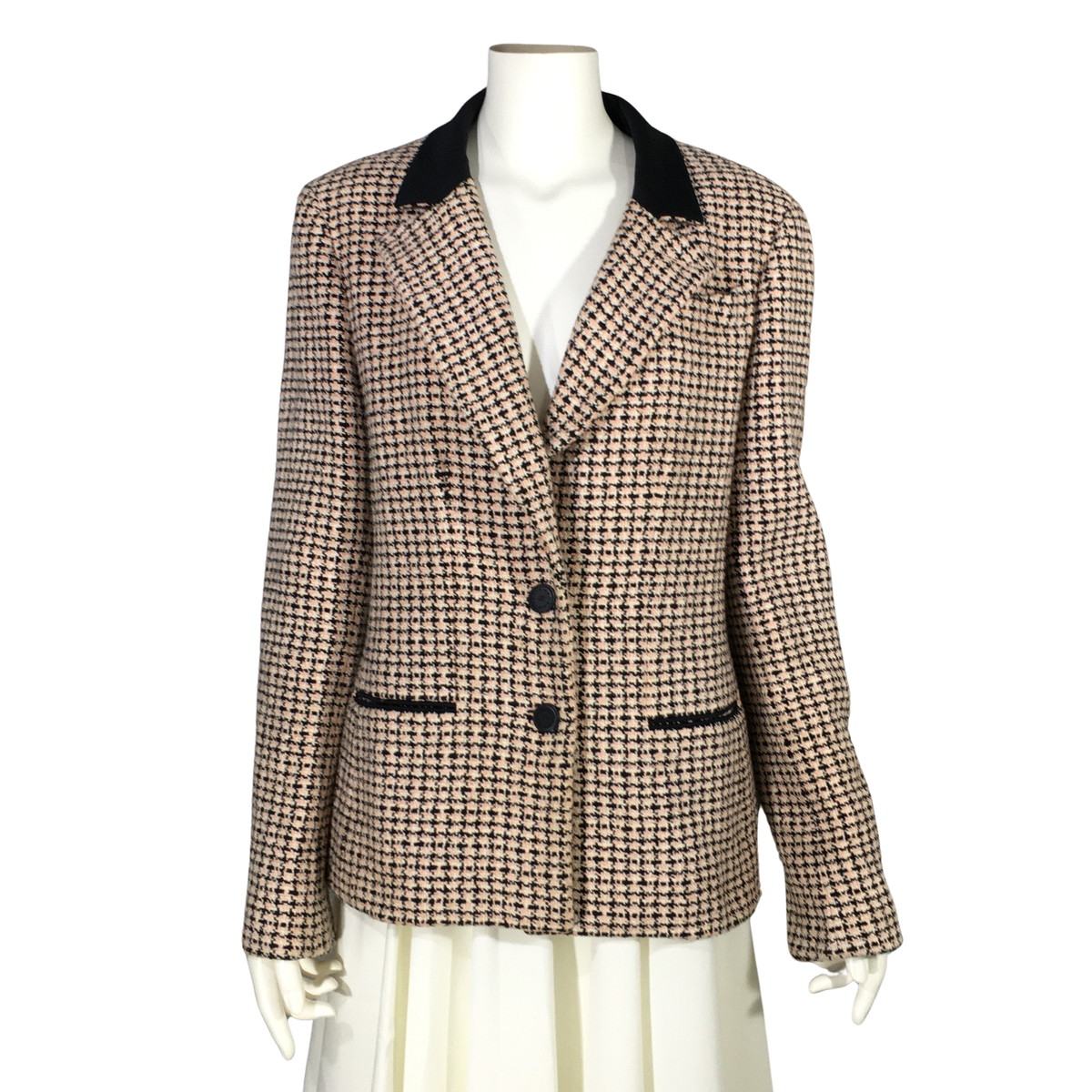 楽天市場】【CHANEL】シャネル『ツイード ダブルジャケット size36