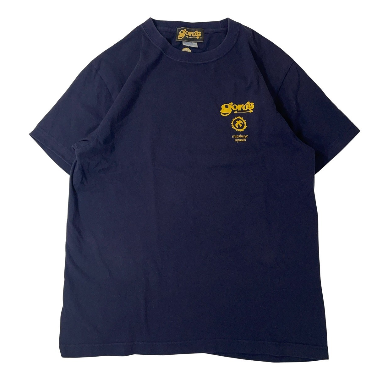 goro's ホワイト Tシャツホイール goro's (ゴローズ) ホイールデザインフロントロゴプリント半袖T