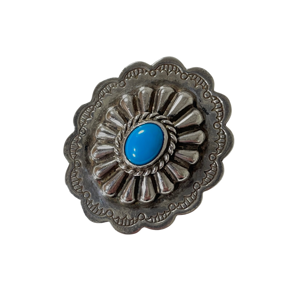 楽天市場】goro's ゴローズ ローズメタル付シルバー楕円コンチョ