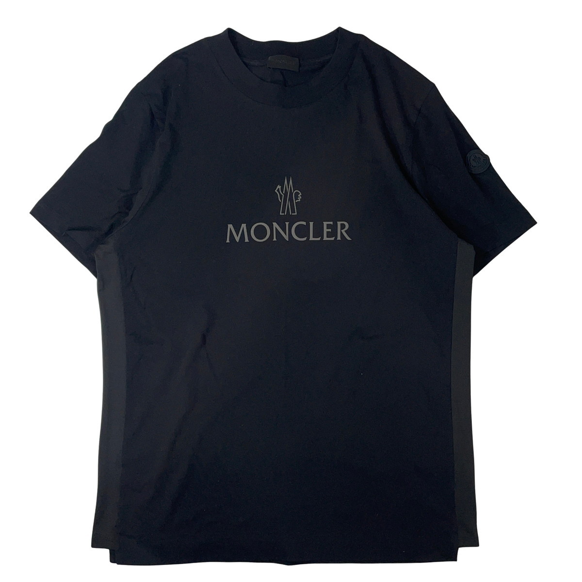 MONCLER モンクレール Tシャツ MAGLIA MANICHE CORTE I10918C00009 829H8 S 【中古】【A2】